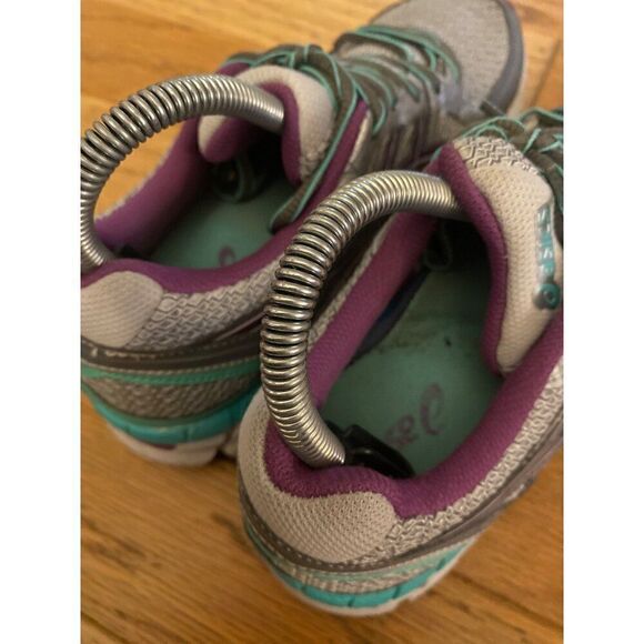 Asics Womens Athletic Running Shoes Size 8 Gray Purple Mesh Comfort Lightweight - Picture 8 of 10